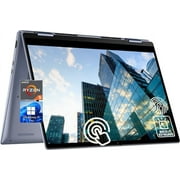 Dell Inspiron 2-in-1 Laptop, 14 FHD+ Touchscreen, AMD Ryzen 5 7530U>i7-11600H, 8GB RAM, 1TB SSD, AMD Radeon Graphics, Backlit Keyboard, Wi-Fi 6, Fingerprint Reader, Windows 11 Pro, Cefesfy USB Hub
