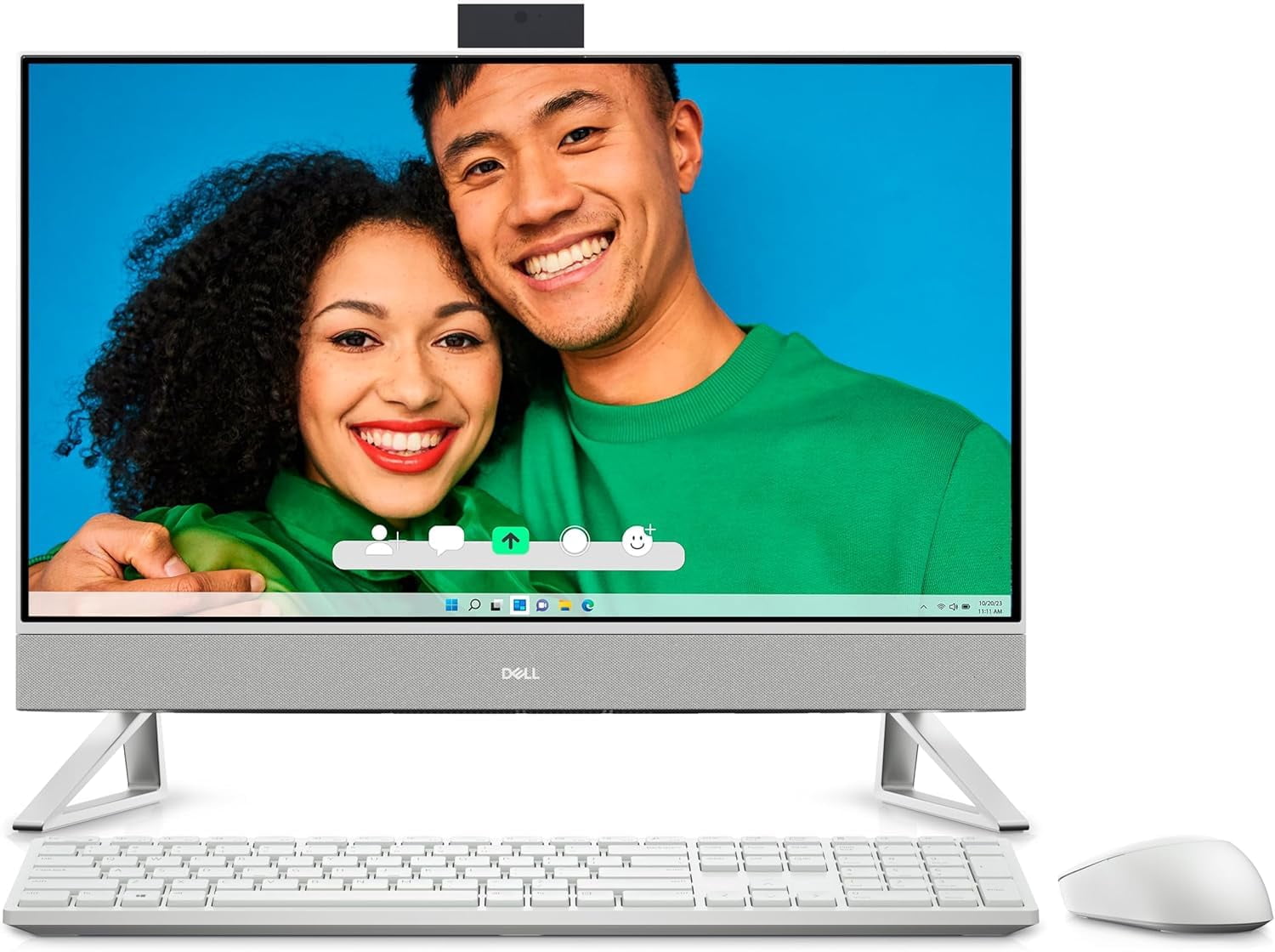 Dell Inspiron 24 All-in-One Desktop 2024 New, Intel 7 150U 10-Core, 23.8" FHD Touchscreen Display, Intel Graphics, Wi-Fi, 16GB DDR4 512GB M.2 SSD, Win11 Home