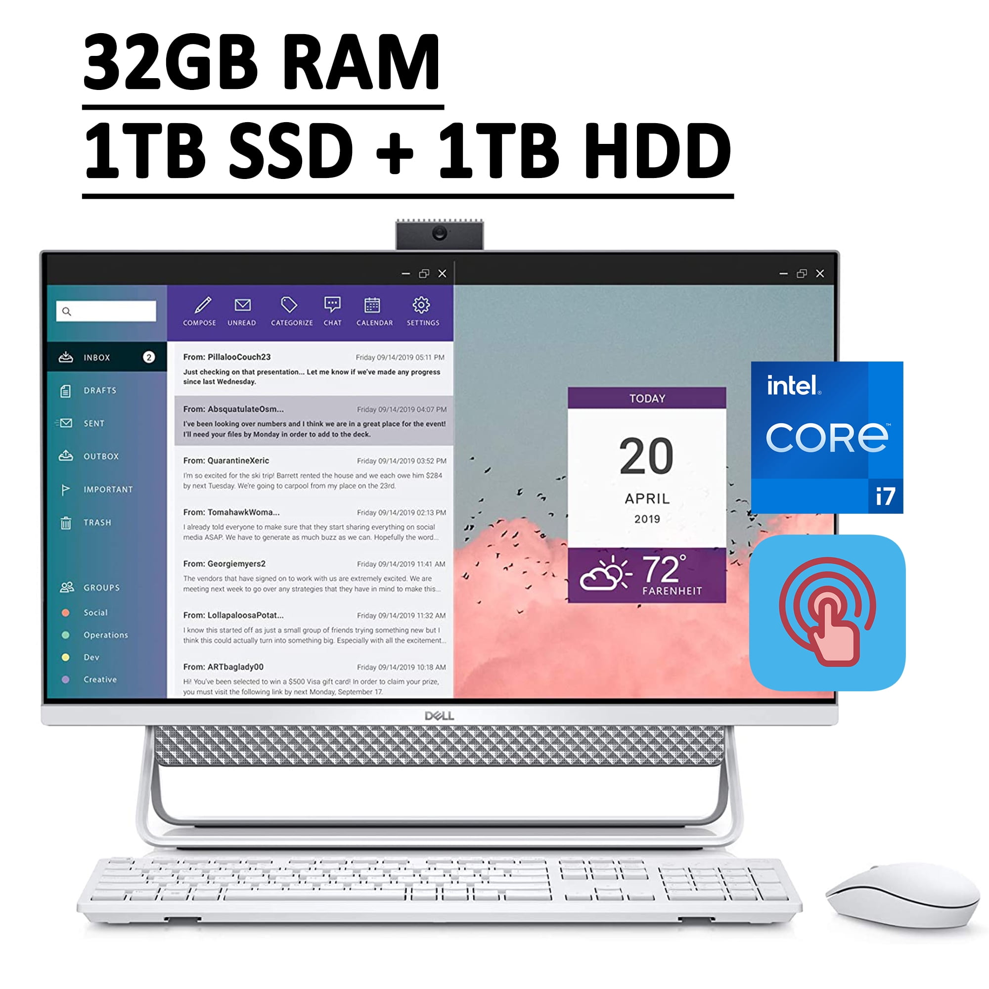 Dell Inspiron 27 7000 7700 All-in-One Desktop Computer 27