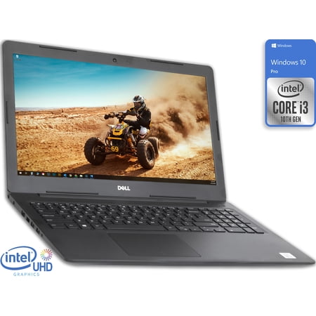 Dell Inspiron 3000 Notebook, 15.6" HD Display, Intel Core i3-1005G1 Upto 3.4GHz, 16GB RAM, 512GB NVMe SSD, HDMI, Card Reader, Wi-Fi, Bluetooth, Windows 10 Pro