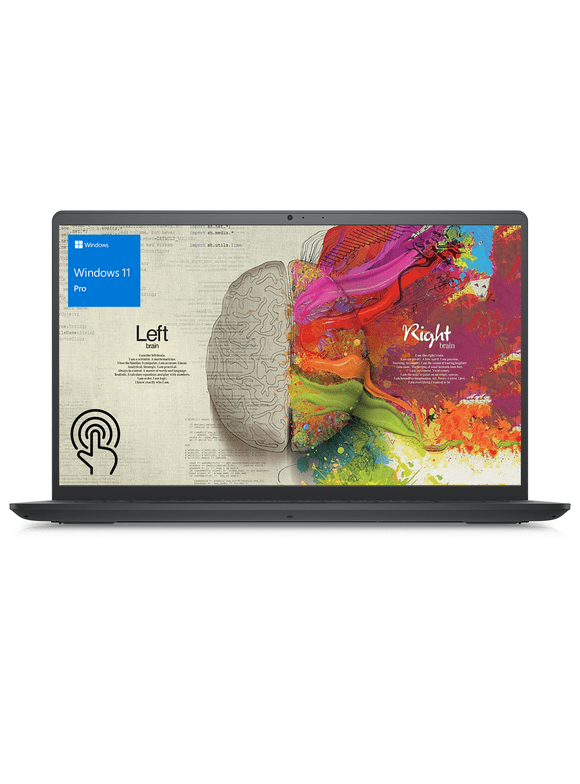 Dell Inspiron 3000 Series 3520 Business Laptop, 15.6" FHD Touchscreen, Intel Core i5-1135G7, 32GB RAM, 1TB SSD, Webcam, HDMI, Wi-Fi, Windows 11 Pro, Black