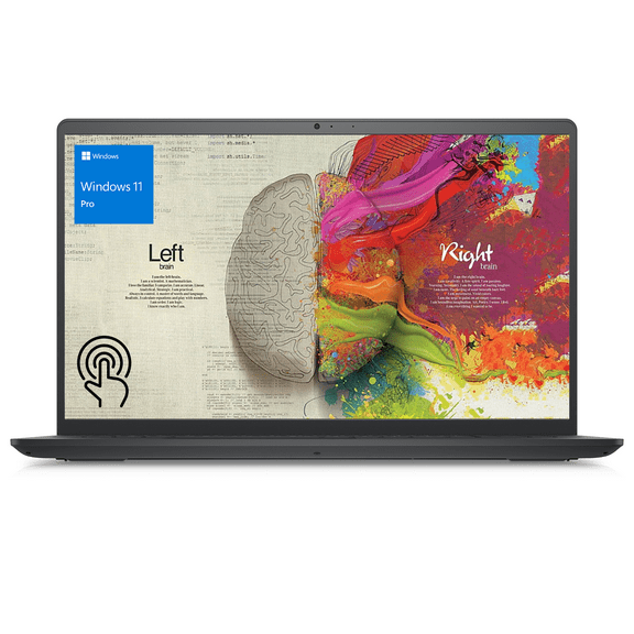 Dell Inspiron 3000 Series 3520 Business Laptop, 15.6" FHD Touchscreen, Intel Core i5-1135G7, 32GB RAM, 2TB SSD, Webcam, HDMI, Wi-Fi, Windows 11 Pro, Black