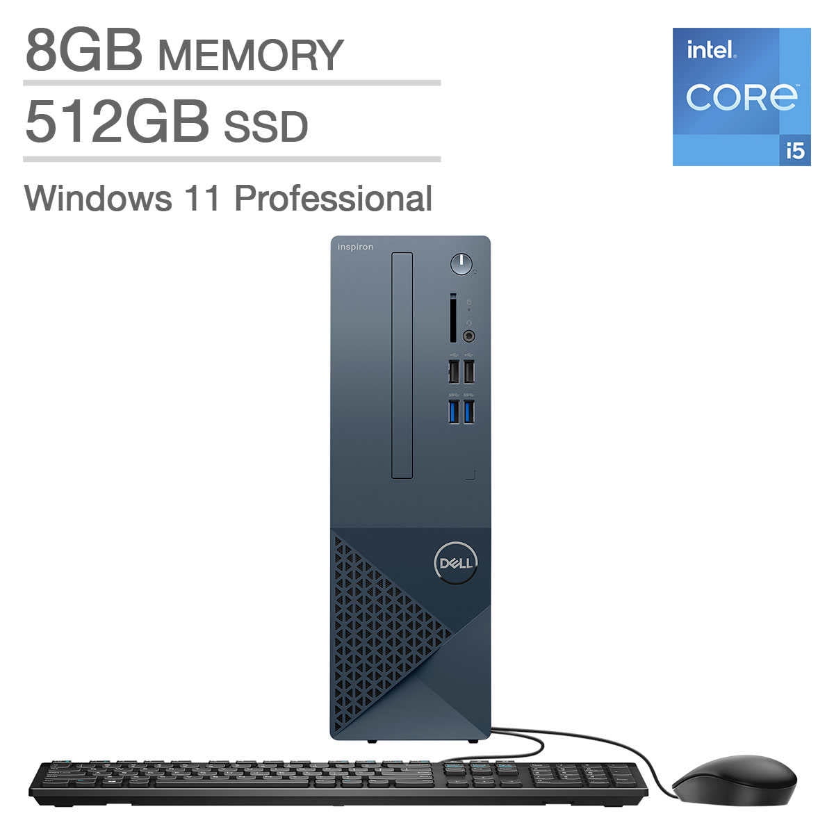 Dell Inspiron 3020 Desktop - 13th Gen Intel i5-13400, 8GB
