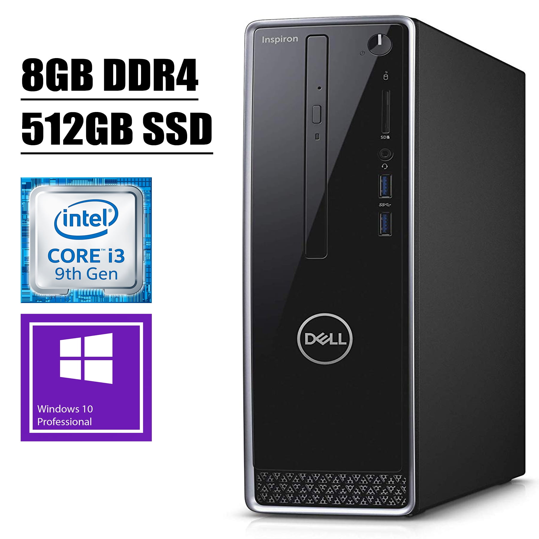 Windowsデスクトップ dell vostro 3471 i3 9100 ddr4 8gb Dell Vostro 3471 Small Form Factor Desktop with Intel Core i5-9400