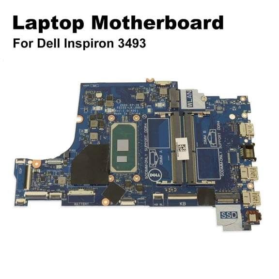 Dell Inspiron 3493 Laptop Motherboard with Intel i3-1005G1 & DDR4 – TW31C
