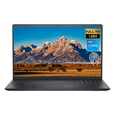 Dell Inspiron 3511 Laptop, 15.6" Full HD Touchscreen, Intel Core i5-1135G7, 12GB RAM, 1TB SSD, Webcam, SD Card Reader, HDMI, Wi-Fi, Windows 11 Home, Black