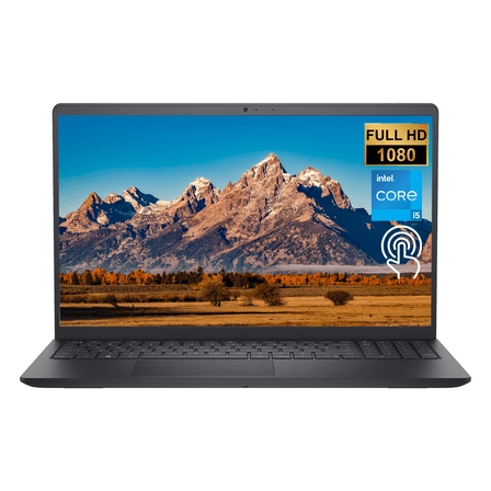 Dell Inspiron 3511 Laptop, 15.6" Full HD Touchscreen, Intel Core i5-1135G7, 16GB RAM, 2TB SSD, Webcam, SD Card Reader, HDMI, Wi-Fi, Windows 11 Home, Black
