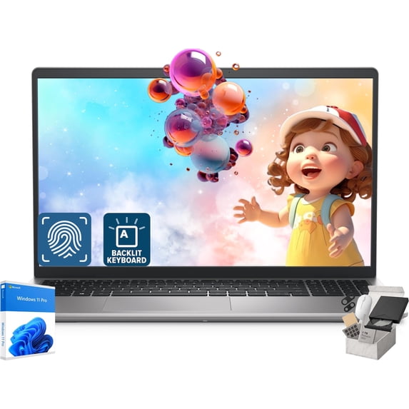 Dell Inspiron-3530 15.6"-FHD Business Laptop - i7 1355U, Intel Iris Xe Graphics, 32GB RAM, 1TB SSD, Wi-Fi 6, Anti-Glare, Backlit Keyboard, Windows 11 Pro