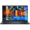 thumbnail image 1 of Dell Inspiron 3530 15.6" FHD Touchscreen Laptop, Intel i7-1355U, 32GB RAM, 2TB PCIe SSD, Intel Iris Xe Graphics, Numeric Keypad, Wi-Fi 6, HD Webcam, Windows 11 Home, Black, 1 of 9