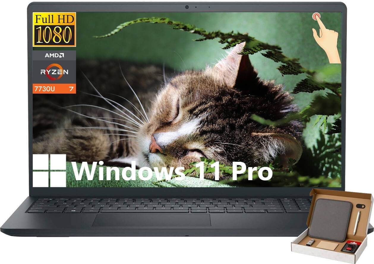 Dell Inspiron 3535 Touchscreen Laptop - 15.6" FHD Display • AMD Ryzen 7 7730U(8-Core) • 16GB RAM • 1TB SSD • Windows 11 Pro
