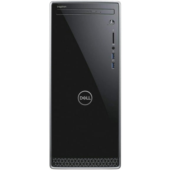 Dell Inspiron 3671 Desktop Computer PC, Intel Core i3-9100, 8GB RAM, 1TB HDD, DVD-RW, Windows 10 Home, DVD R/W, HDMI | VGA