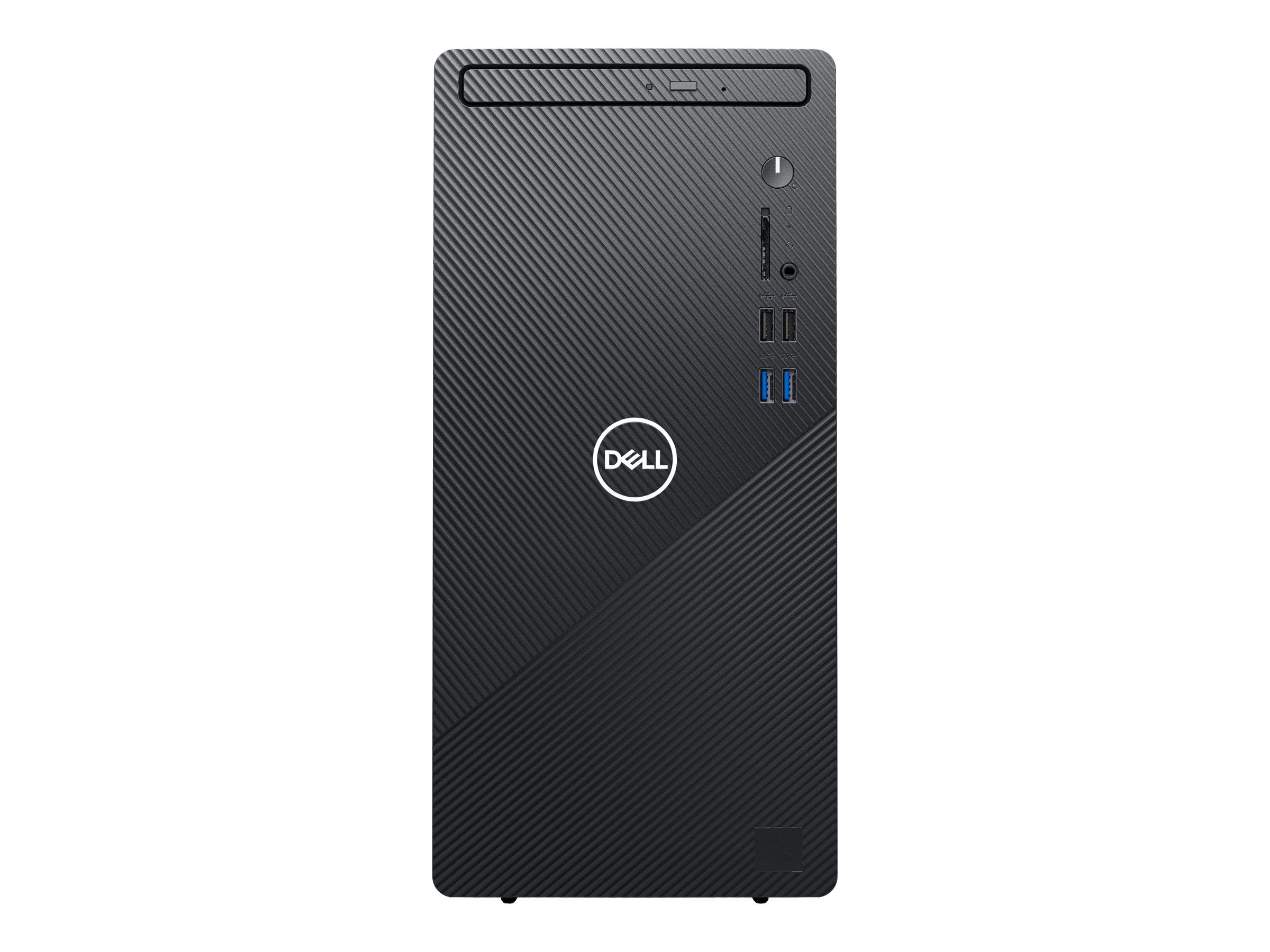 Dell Inspiron 3880 - Compact desktop - Core i7 10700 / 2.9 GHz - RAM 8 GB - SSD 512 GB - NVMe - DVD-Writer - UHD Graphics 630 - GigE - WLAN: Bluetooth, 802.11a/b/g/n/ac - Win 10 Home 64-bit - monitor: none - black - image 1 of 6