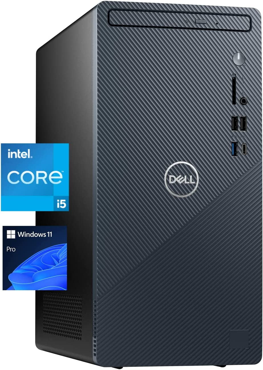 Dell Inspiron Desktop Tower Computer, Intel Core i5 i5-12400, 8GB
