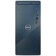 thumbnail image 1 of Dell Inspiron 3910 Desktop Computer - 12th Gen Intel Core i5-12400 6-Core up to 4.40 GHz Processor, 16GB RAM, 256GB NVMe SSD + 1TB HDD, Intel UHD Graphics 730, DVD Burner, Windows 11 Home, Mist Blue, 1 of 5