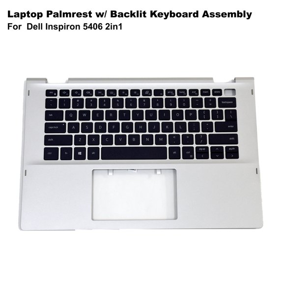 Dell Inspiron5406 2in1 Palmrest w/ Backlit US Keyboard VJ41D
