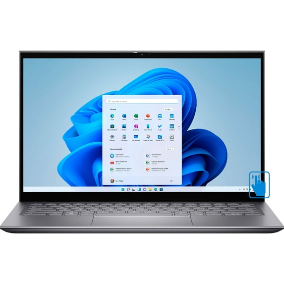 Dell Inspiron 5410 2-in-1 Laptop (Intel i5-1155G7 4-Core, 14.0" Touch Full HD (1920x1080), 32GB RAM, 8TB PCIe SSD, Intel Iris Xe, Webcam, Wifi, Bluetooth, Backlit Keyboard, Fingerprint, Win 11 Pro)