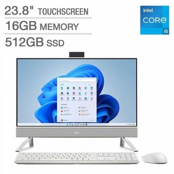Dell Inspiron 5410 238" All-in-One Computers, Intel Core i5, 16GB, 512GB SSD