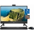thumbnail image 1 of Dell Inspiron 5415 All-in-One Desktop 23.8" FHD Touchscreen, AMD Ryzen 5 7530U Processor, 8GB DDR4 1TB PCIE +1TB HDD, USB-C, HDMI,1080P Camera ,Windows 11 Home Black, 1 of 6
