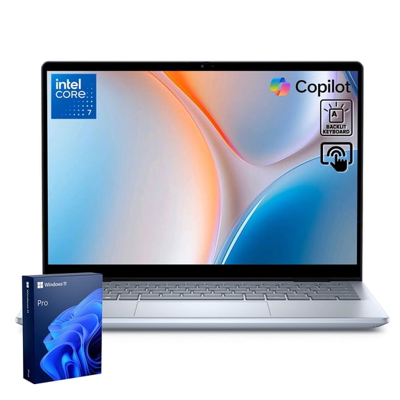 Dell Inspiron 7000 2-in-1 Business Laptop, 14" FHD+ Touchscreen, Intel Core 7 150U, 16GB DDR5 RAM, 1TB SSD, Wi-Fi 6, Windows 11 Pro, Copilot AI-Ready, Blue