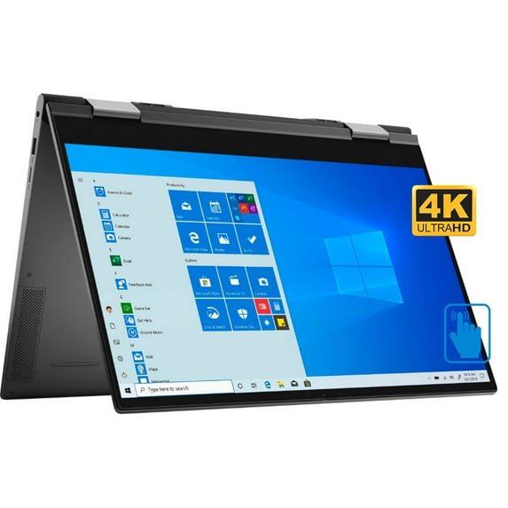 Dell Inspiron 7506-BLK Home and Business Laptop-2-in-1 (Intel i7-1165G7 4-Core, 16GB RAM, 4TB PCIe SSD, 15.6" Touch 4K UHD (3840x2160), Intel Iris Xe MAX, Active Pen, Fingerprint, Wifi, Win 10 Pro)