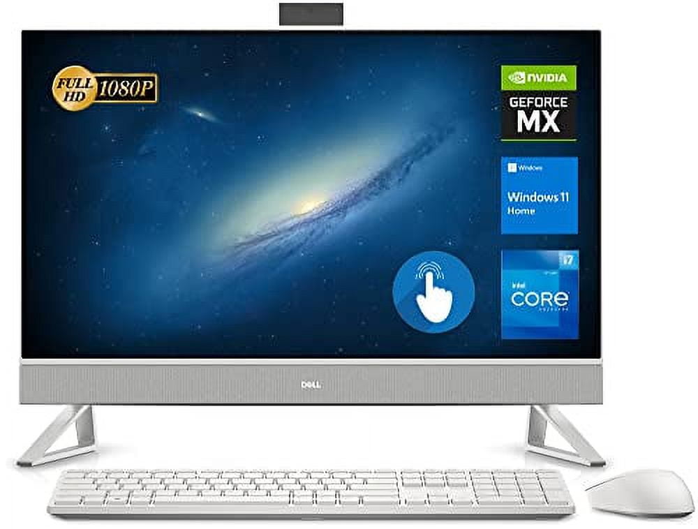 Dell Inspiron 7700 AIO Desktop, 27" FHD Touchscreen, 12th Gen Intel Core i7-1255U Processor, GeForce MX550, 32GB RAM, 1TB SSD, Webcam, HDMI, RJ45, Wi-Fi 6, Wireless KB&Mouse, Windows 11 Home