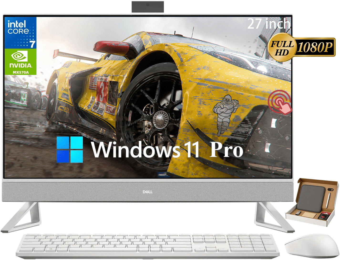 Dell Inspiron 7730 All in One Desktop - 27" FHD Touchscreen, Core 7 ...