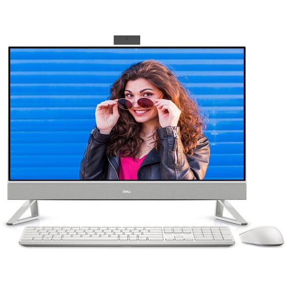 Dell Inspiron 7730 All in One Desktop - 27-inch FHD Touchscreen Display, Intel Core 7-150U, 32GB DDR4 RAM, 1TB SSD, NVIDIA GeForce MX570A 2GB GDDR6, Windows 11 Pro, Onsite & Migrate Service - Whit