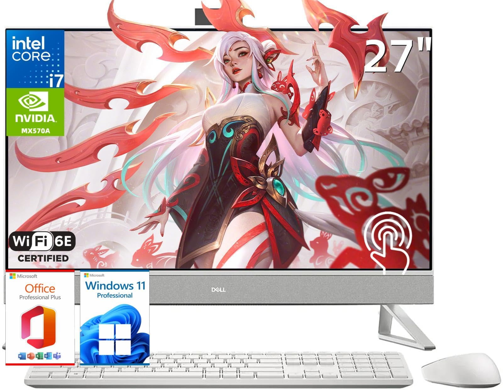 Dell Inspiron 7730 All in One Desktop Computer 27 Inch Touchscreen ...