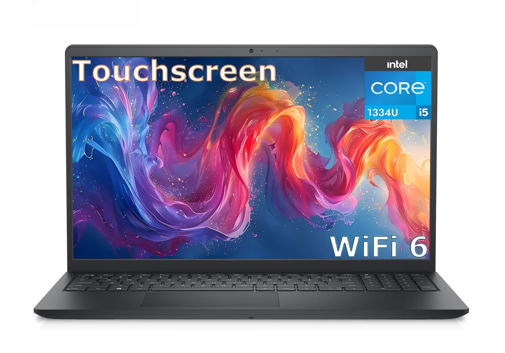 Dell Inspiron Business Laptop 15.6" IPS Full HD Touchscreen Intel core i5-1334U (Beat i7-1255U) Intel UHD Graphics 8GB RAM 512GB SSD HDMI 1.4 USB-C 3.2 Bluetooth Wi-Fi 6 Webcam Windows 11 Home Black