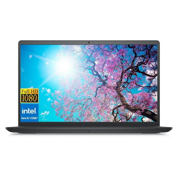 Dell Inspiron Laptop, 15.6" FHD Computer, Intel Core i5-1135G7(Beats i7-1065G7) Processor(Quad-core), 64GB DDR4 RAM, 8TB SSD, Webcam, HDMI, Wi-Fi 5, Numeric Keypad, Windows 11 Home, Black