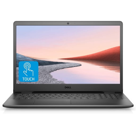 Dell Inspiron Laptop, 15.6" FHD Touchscreen, Quad-Core AMD Ryzen 5 3450U Processor, 8GB RAM, 256GB SSD, Online Conferencing, Webcam, HDMI, Bluetooth, WiFi, Windows 10