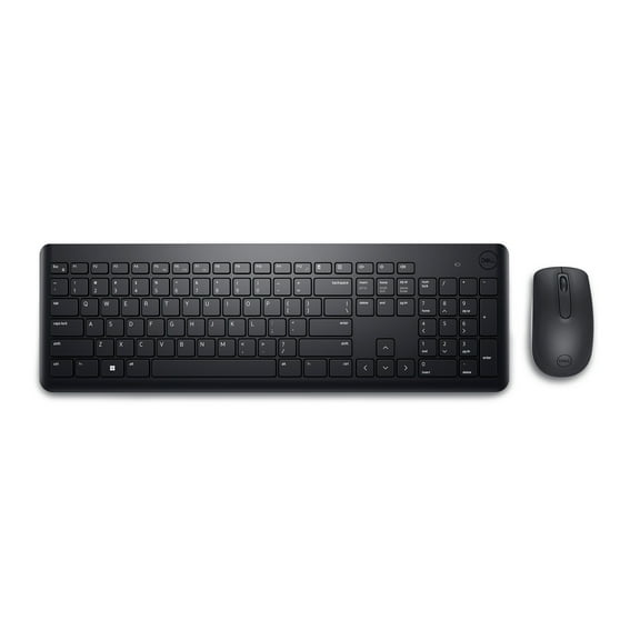 Dell KM3322W Wireless Keyboard and Mouse 2.4GHz Hot keys 1000 DPI USB receiver