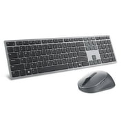 Dell Pro Plus Keyboard and Mouse KM7321W 2.4GHz Wireless Bluetooth Programmable Titan Gray
