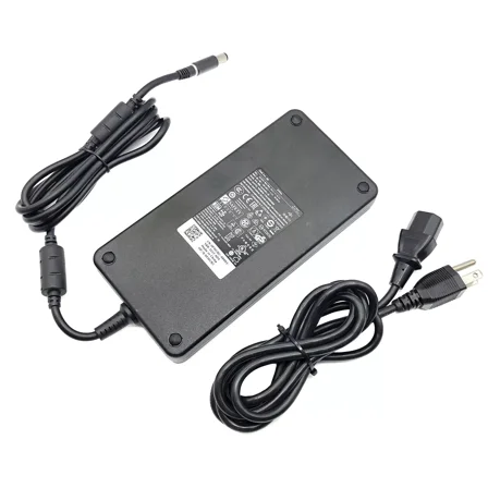Pre-Owned Dell LA240PM160 AC DC Adapter 240W Slim 00MFK9 19.5V 12.3A w/P.Cord Genuine
