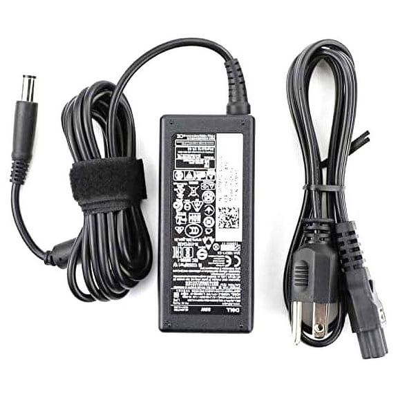 Dell Laptop AC Adapter Charger 65w 19.5v 3.34a la65ns2-01 compatible with 09rn2c 6tm1c ha65ns5-00 a065r039l 7.4mm tip