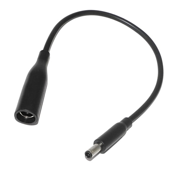 Dell Laptop Power Adapter Converter Cable, 7.4mm to 4.5mm, 30cm Length, Pure Copper Core for Notebook Charging