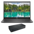 thumbnail image 1 of Dell Latitude 15 i5 Home and Business Laptop (Intel i5-10210U 4-Core, 8GB RAM, 128GB m.2 SATA SSD + 1TB  HDD, 15.6" HD (1366x768), Intel UHD, Wifi, Bluetooth, Webcam, Win 10 Pro) with D6000 Dock, 1 of 6