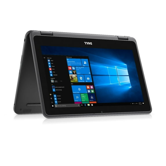 Pre-Owned Dell Latitude 3189 11.6" Touchscreen Convertible 2-in-1 Intel Celeron N3350 X2 1.1GHz 4GB 64GB Black Windows 10 Professional