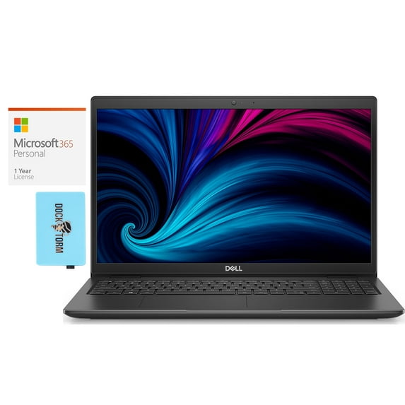 Dell Latitude 3520 Home/Business Laptop (Intel i7-1165G7 4-Core, 15.6in 60Hz Full HD (1920x1080), Intel Iris Xe, 64GB RAM, 8TB PCIe SSD, Win 10 Pro) with Microsoft 365 Personal , Dockztorm Hub