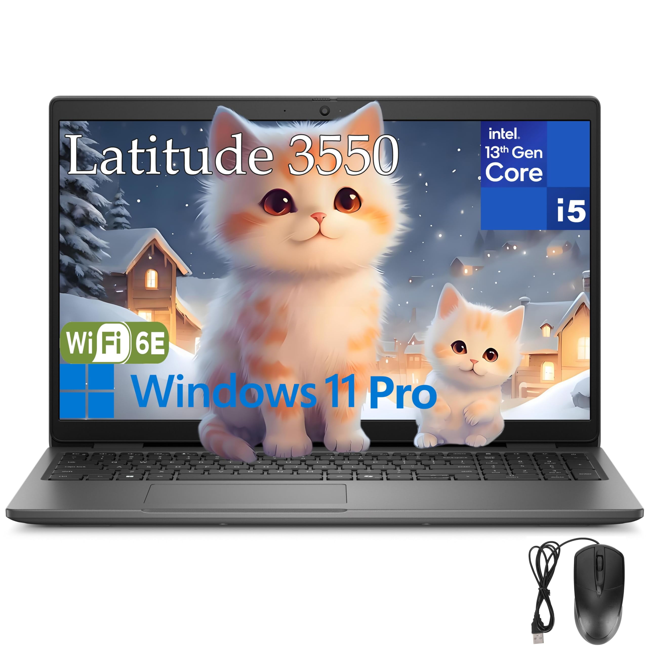 Dell Latitude 3550 Business Laptop Computer, 32GB DDR5 RAM, 1TB