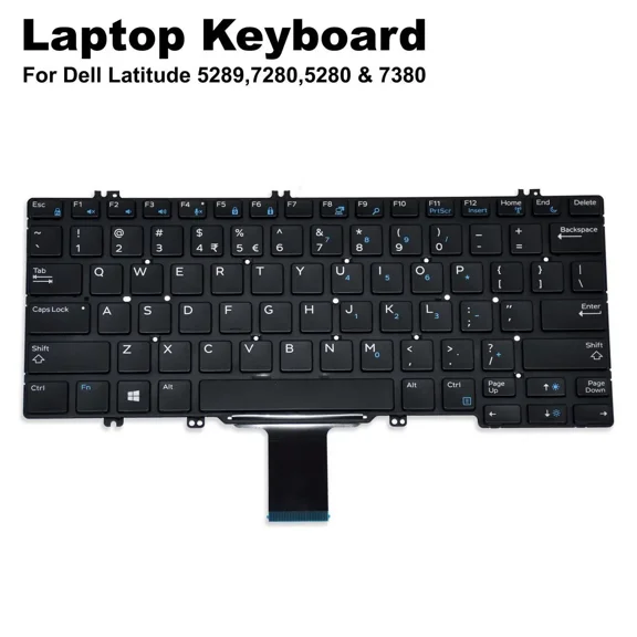Dell Latitude 5280/5289/7280/7380 US English Keyboard Assembly  1TC47