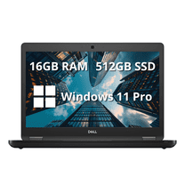 Restored Dell Latitude 5490 Business Laptop, 14" FHD Display, Intel i5-8350U Quad Processor, 16GB RAM, 512GB PCIe SSD, ‎Intel UHD Graphics, Backlit Keyboard, HD Webcam, Windows 11 Pro, Black