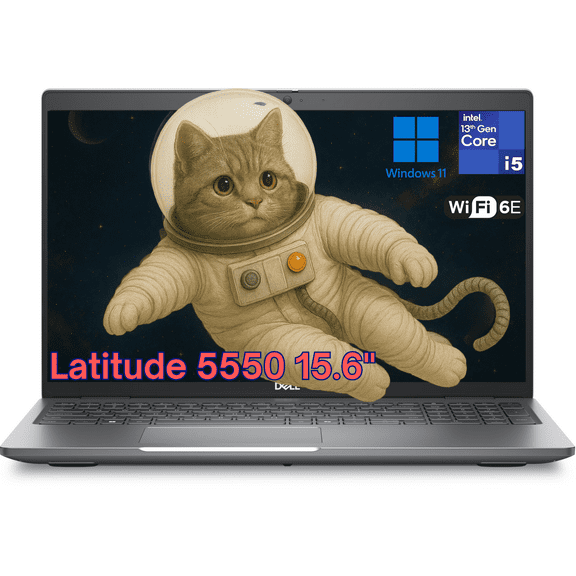 Dell Latitude 5550 15 15.6" FHD Business AI Laptop Computer, Intel Ultra 5 135U (Beat i7-1355U), 32GB DDR5 RAM, 1TB SSD, WiFi 6, Bluetooth 5.3, Backlit Keyboard, Windows 11 Pro