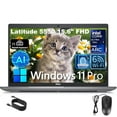 thumbnail image 1 of Dell Latitude 5550 Business AI Laptop, 15.6" FHD Computer, Intel 12-Core Ultra 7 155U (Beat i7-1355U), Intel Arc, 64GB DDR5 RAM, 2TB PCIe SSD, WiFi 6, Backlit KB, Fingerprint Reader, Windows 11 Pro, 1 of 7