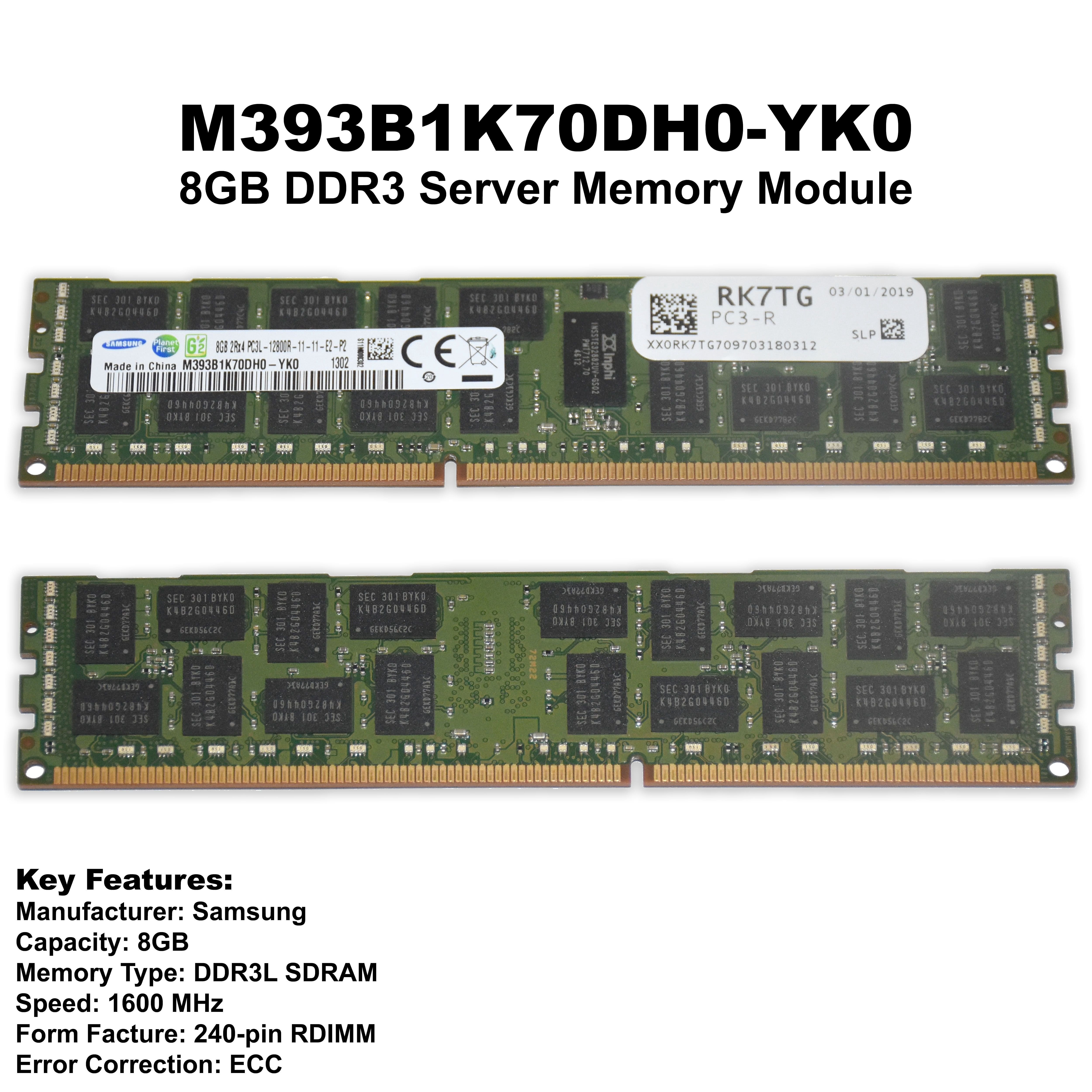 8GB DDR3 Desktop Memory Modules