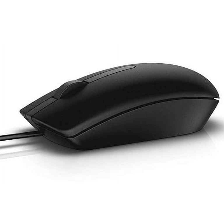 DELL MS116-BK Wired Optical Mouse with LED Tracking