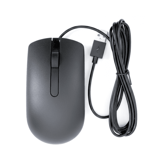 Dell MS116T Wired Black Optical Mouse