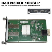 Dell N3000 Series Dual-Port 10GbE SFP+ Uplink Module Switch   41VC3