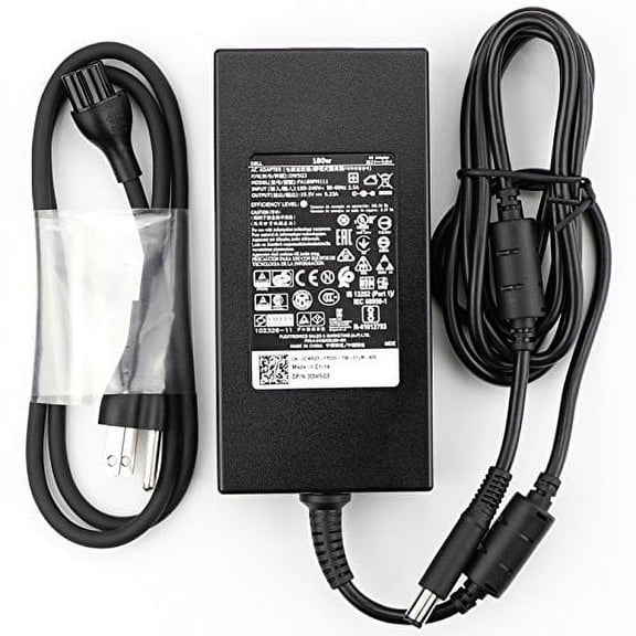 New Genuine 180W 19.5V 9.23A 74X5J JVF3V DA180PM111 Adapter for Dell Alienware 15 R1 R2; Inspiron One 23xx (2350 2320); Precision 15 7000 (7510) 17 7000 (7710); OptiPlex 3011 AIO; M4600 M4700 M4800