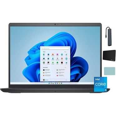 Dell Newest Inspiron Laptop, 15.6" FHD IPS Touchscreen, Intel Core i5-1155G7, 8GB DDR4 RAM, 512GB SSD, Wi-Fi, Bluetooth, Windows 11 Home, Carbon Black with Tigology Accessories